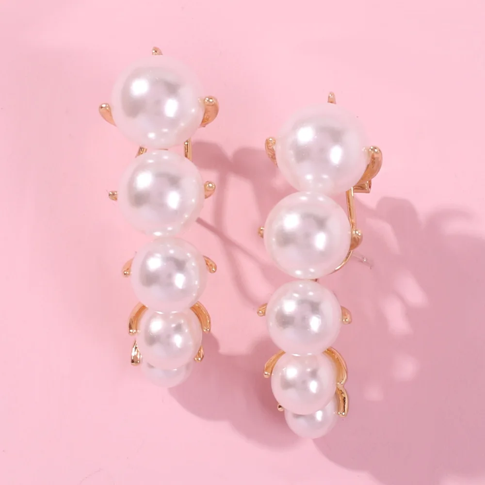 2019 Latest Women Design Jewelry Rhinestone Earring Pearl Earring