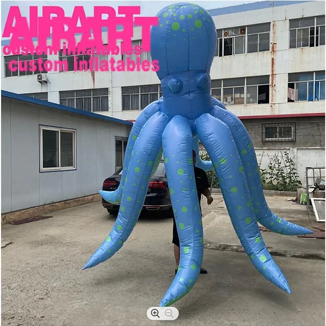 inflatable fish costume,led lighting inflatable cartoon fish puppet for children party stage decoration
