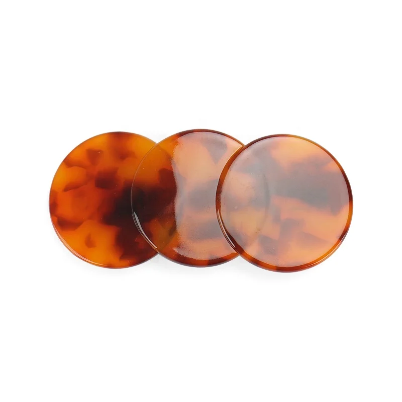 New Fashion Round Hair Barrette Interesting Three Circles Hair Clip French Acetate Hair Jewelry