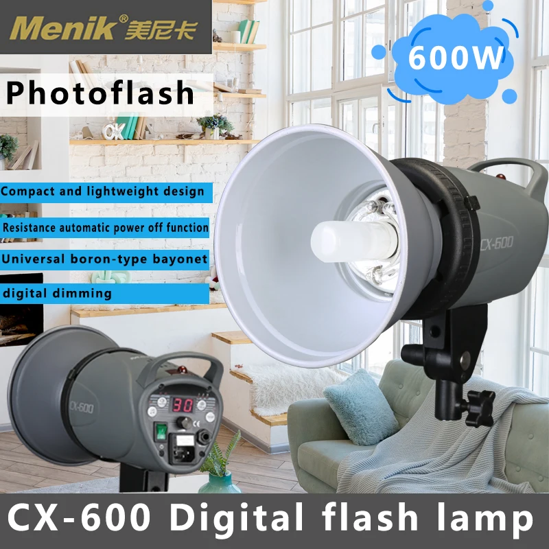 Menik CX series  studio flash, mini studio light, outdoor flash light