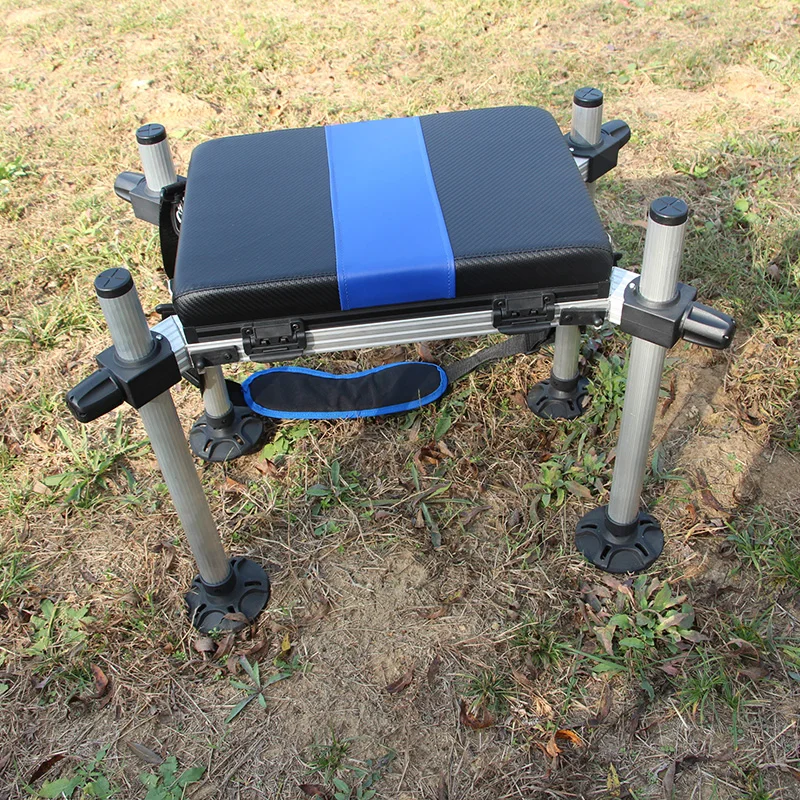 Selco Supplies Carp Feeder Fishing Box Seats Tackle Multipurpose Fishing Box Accessories Feeder Fishing Seat Box System