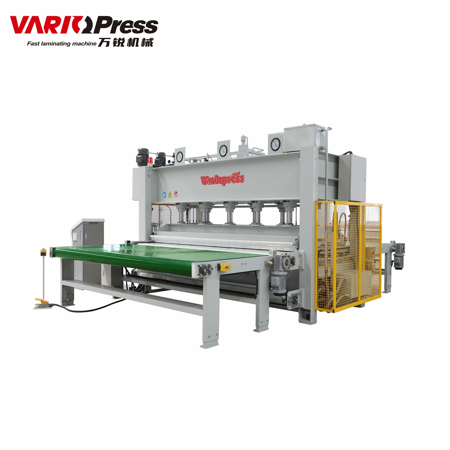 PLC automatic horizontal loading unloading hot press machine