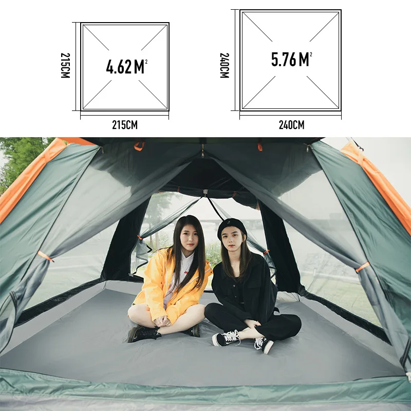 Tent manufacturers wholesale camping beach tents camping outdoor waterproof automatic tent with moisture-proof pad