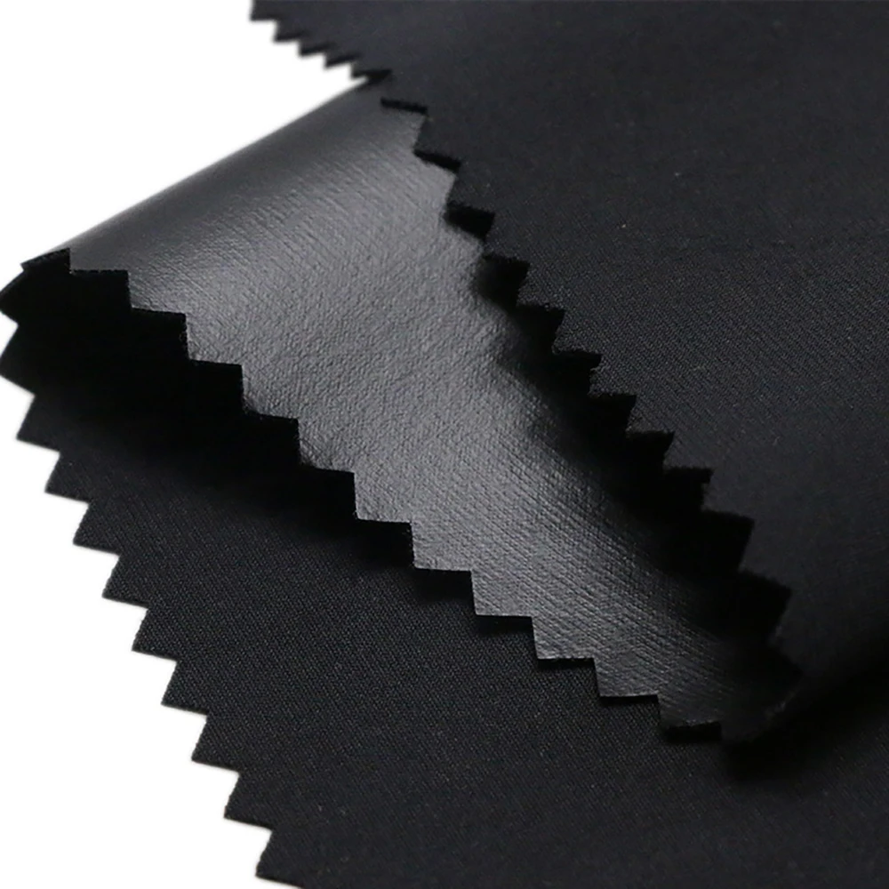 Custom Tpu Fabric 88% Nylon 12% Spandex Lycra Black Film Nylon Spandex Fabric For Nylon Spandex Short
