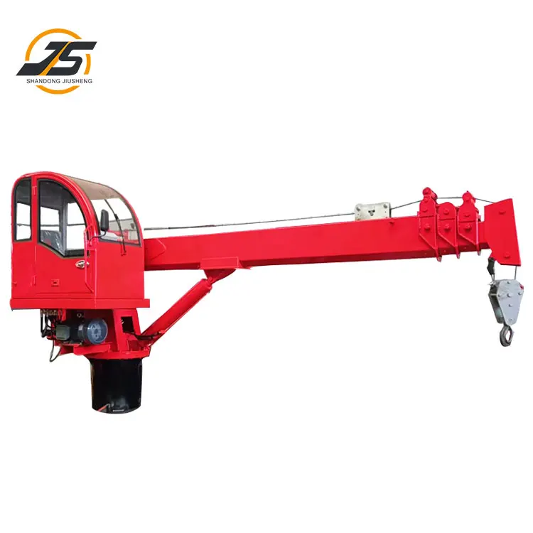 Fully hydraulic oil electric dual-purpose crane, ship specific crane