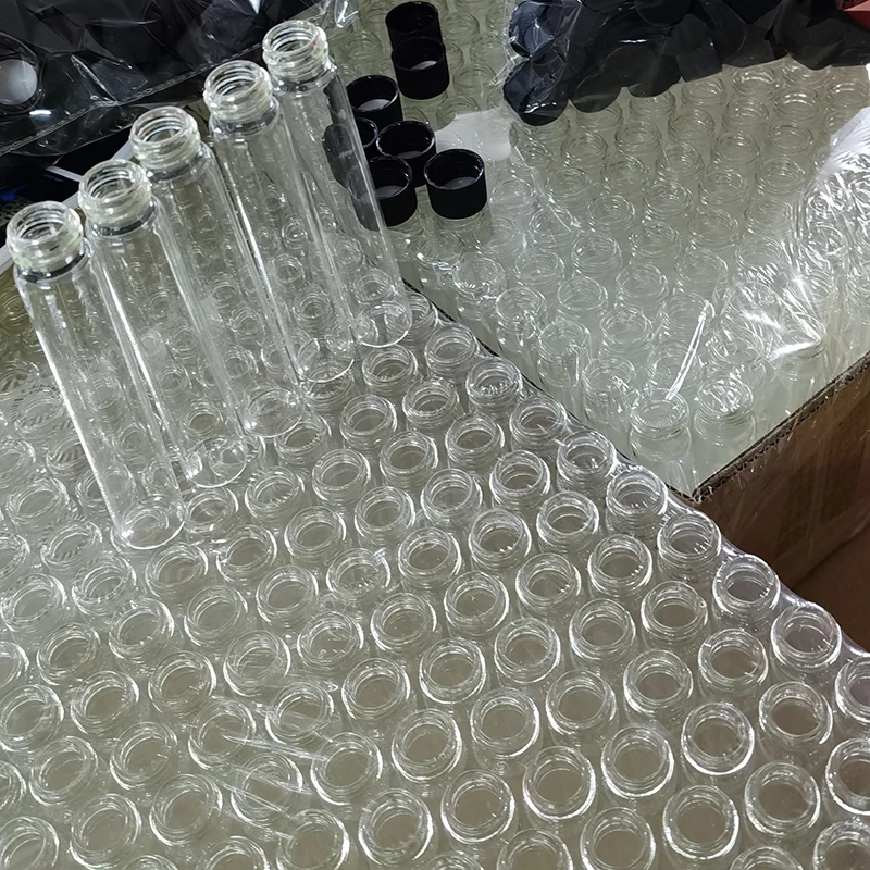 
Airtight Custom Label Empty Preroll Packaging Borosilicate Glass Childrenproof Tube Cartridges Packaging Glass Tubes 