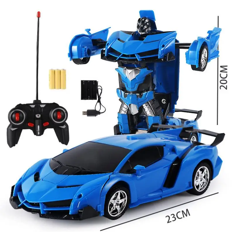 Transformation 1:18 5CH Remote Control Toys Deformation Car Remote Control Robot Car With Rechargeable Battery