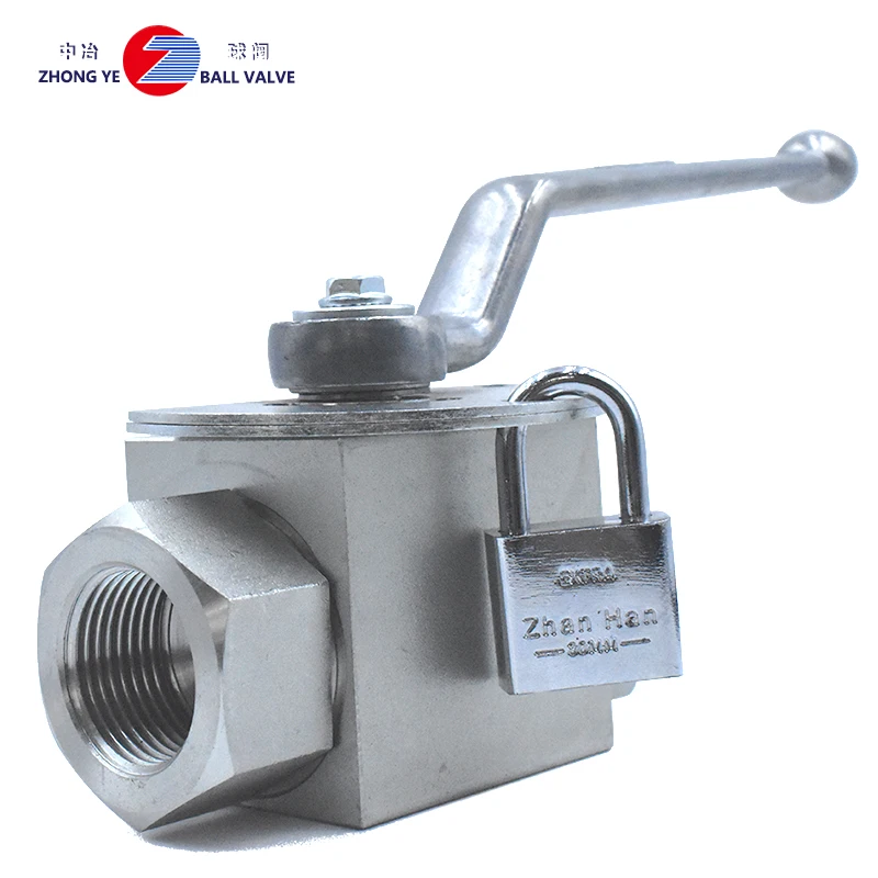 Chinese factory  sale selling  female thread  ball valve galvanized carbon steel  BKH-NPT1 hydraulic ball valve