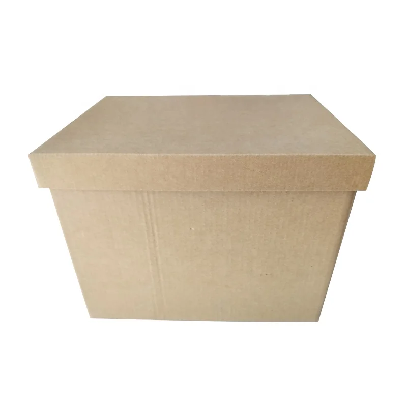 ZY Packaging office File Storage Boxes Standard Assembly cartons Lift-off Lid packaging box for Letters Legal report brown boxes