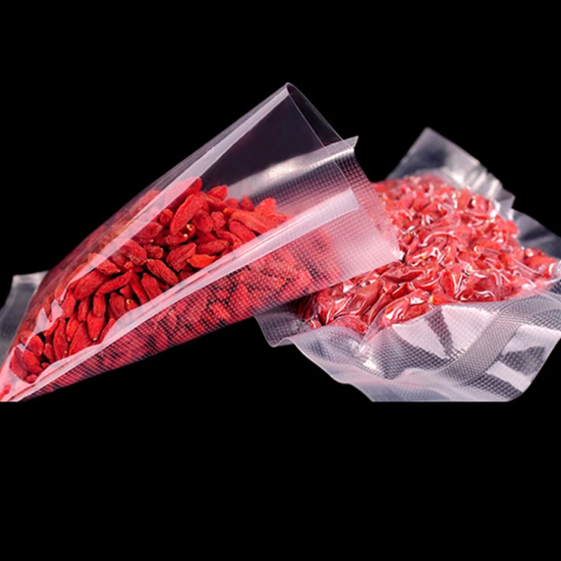 YUNFENG food grade embossed fresh world vacuum sealer bags transparent sous vide bags