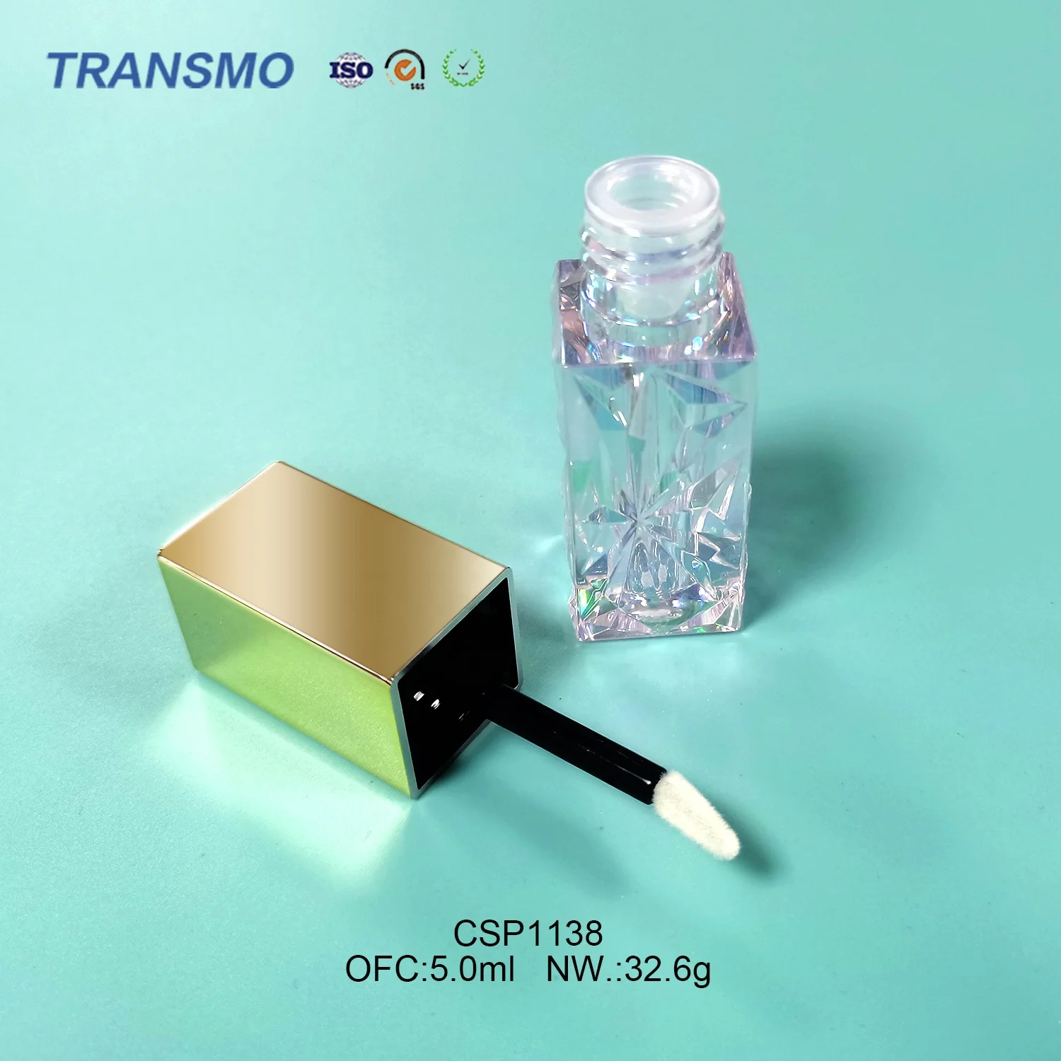 Diamond crystal lip gloss tubes empty lipgloss tubes wholesale 3ml 5ml lip oil tubes