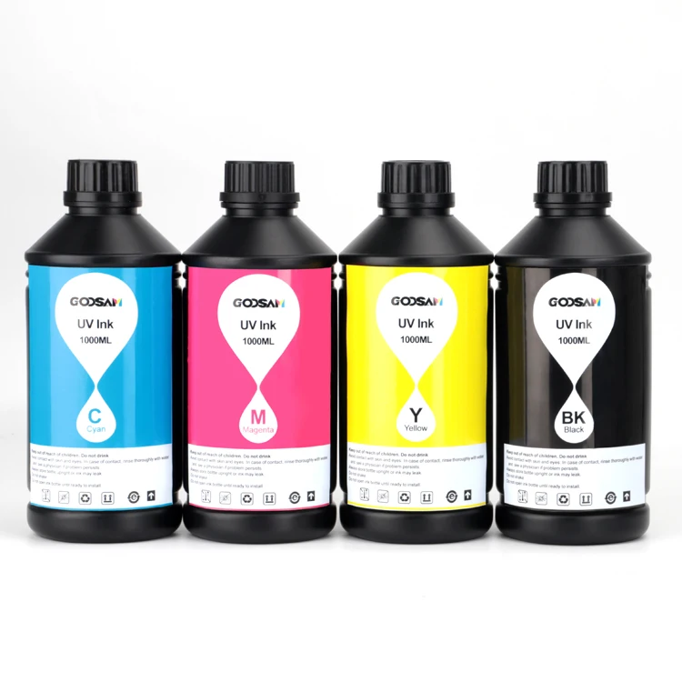 High Quality Wholesale Price Uv Eco Inks Digit Cmyk W Bulk Refill Digital Led Uv Printer Ink For Kyocera Kj4A