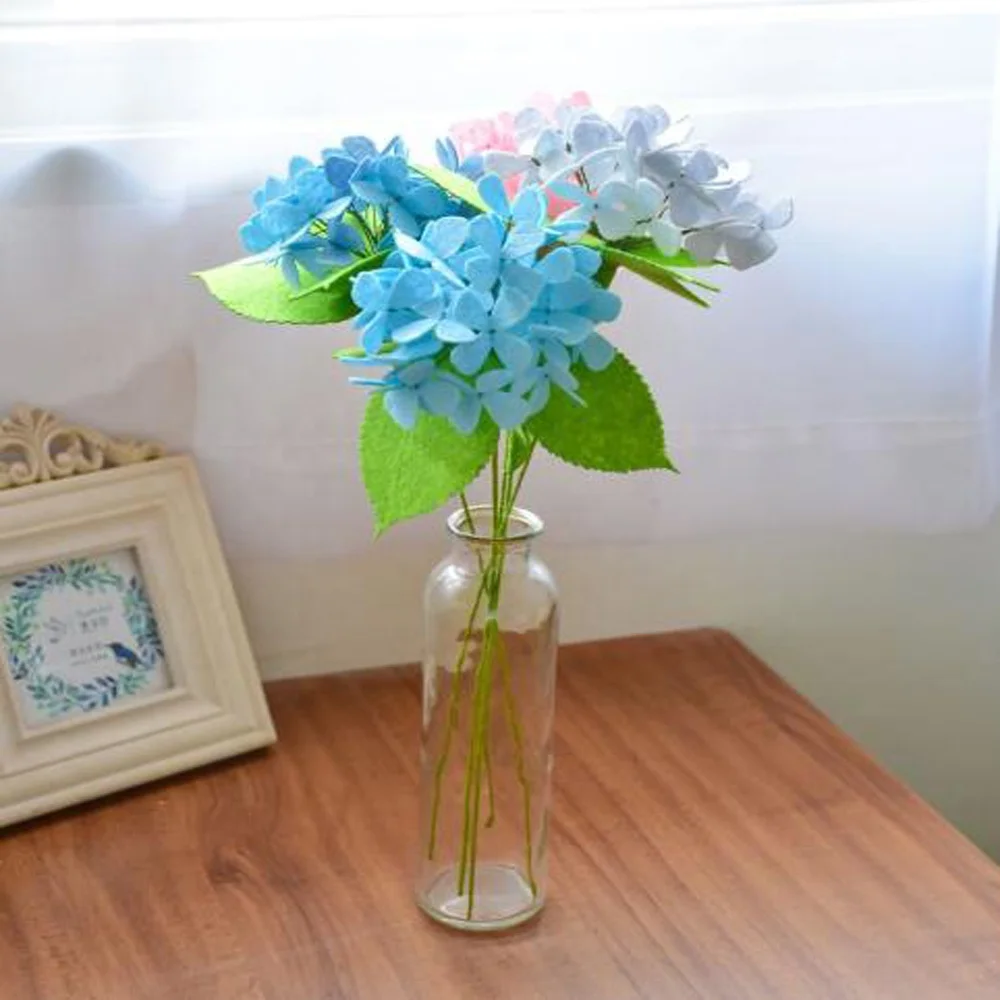 Well Tailored Pre-cut Non Woven Cloth Felt DIY Craft Kits Artificial Flower Making Supplies Set