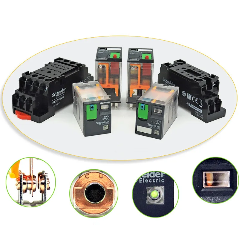 Оригинальное промежуточное реле RXM2AB1MD 12A DC220V миниатюрное реле