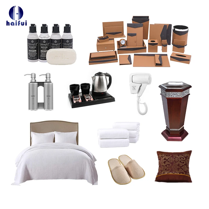 5 Star Hotel Design Commercial Hotel Equipment And Tools Consumable Modern Outlet Hotel Room Supplies Amenities