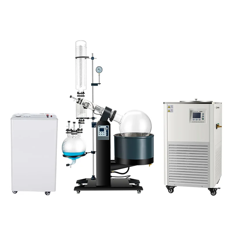 CE Approval 20Liter Lavender Oil Distiller Digital Electric Auto Lift Perfume Rotary Evaporator Rotovap Roto Evap