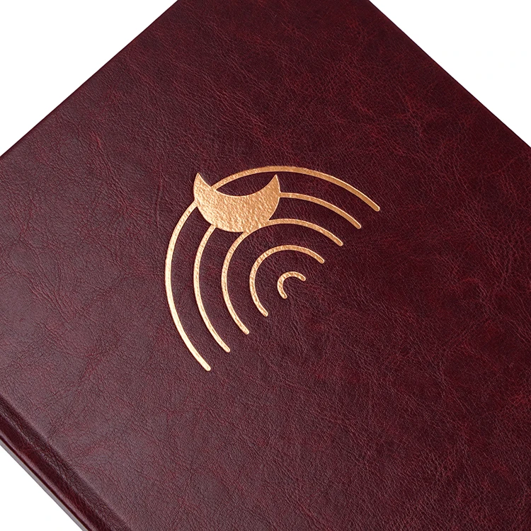 Custom Printing Hardcover A4 PU Leather 300 Grams 100% Cotton Baohong Watercolor Paper Note Book