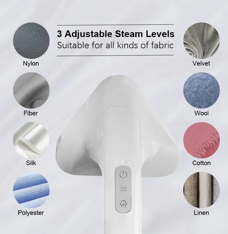 2000W/2280W Handheld Electric Garment Steamer Gear Adjustable Vertical Flat Steam for Hotel Use for Standing Ironing