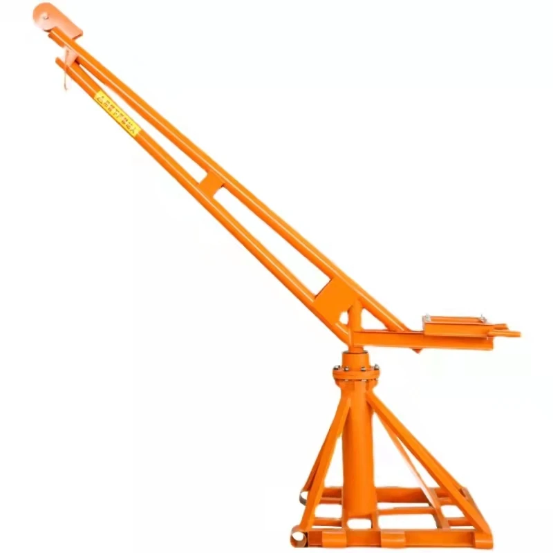 300kg 400kg 500kg 800kg 1000kg  Mobile mini crane Portable Small Lift Floor Crane with electric winch