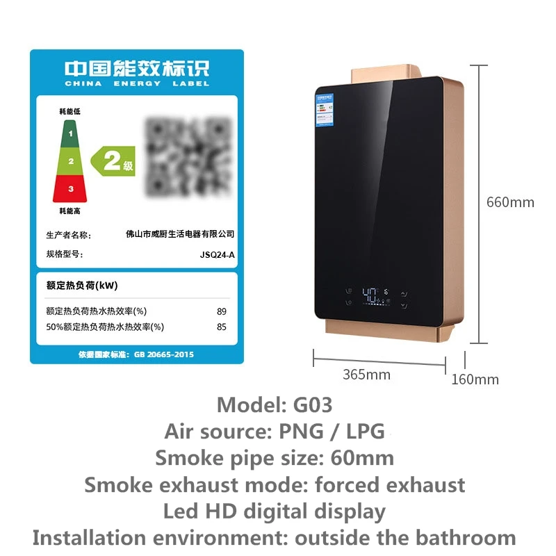 Проточные газовые водонагреватели 12 л постоянная температура принудительный выхлопной воды мгновенный нагреватель быстрого нагрева бытовой