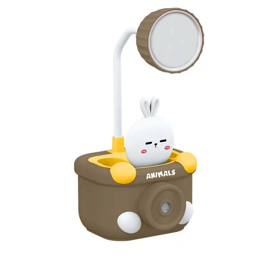 Kids Bedside Table Lamp Led Mini Charging Study Desk Lamp Student Led Lamp Table with Pencil Sharpener Sharpener