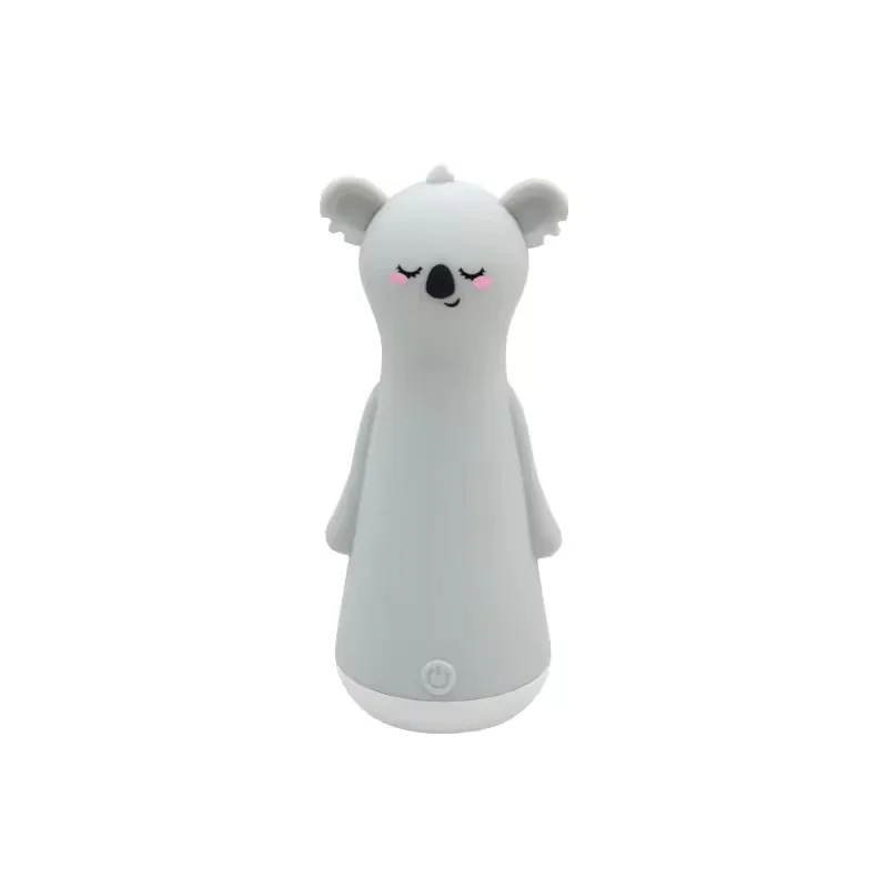Baby Birthday Gift Cartoon Night Lights Animal Cute Changing USB Flashlight Lamp Children Baby Light Kids Silicone Night Lights