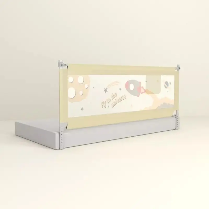 1.8m Kids Folding Bed Fence Supporters Side Safety Protection Rail Baby Bed Bumper Knot Design Bed Rail Guard Rails for Toddlers