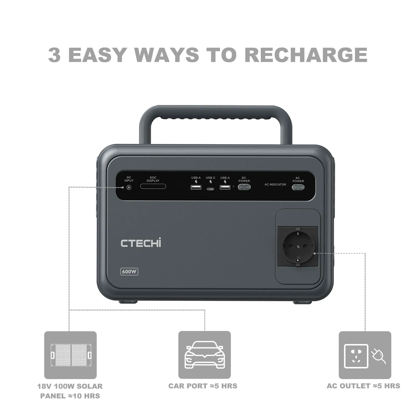 600w thermal mini energy storage system atmospheric water portable power station solar generators with panel completed set