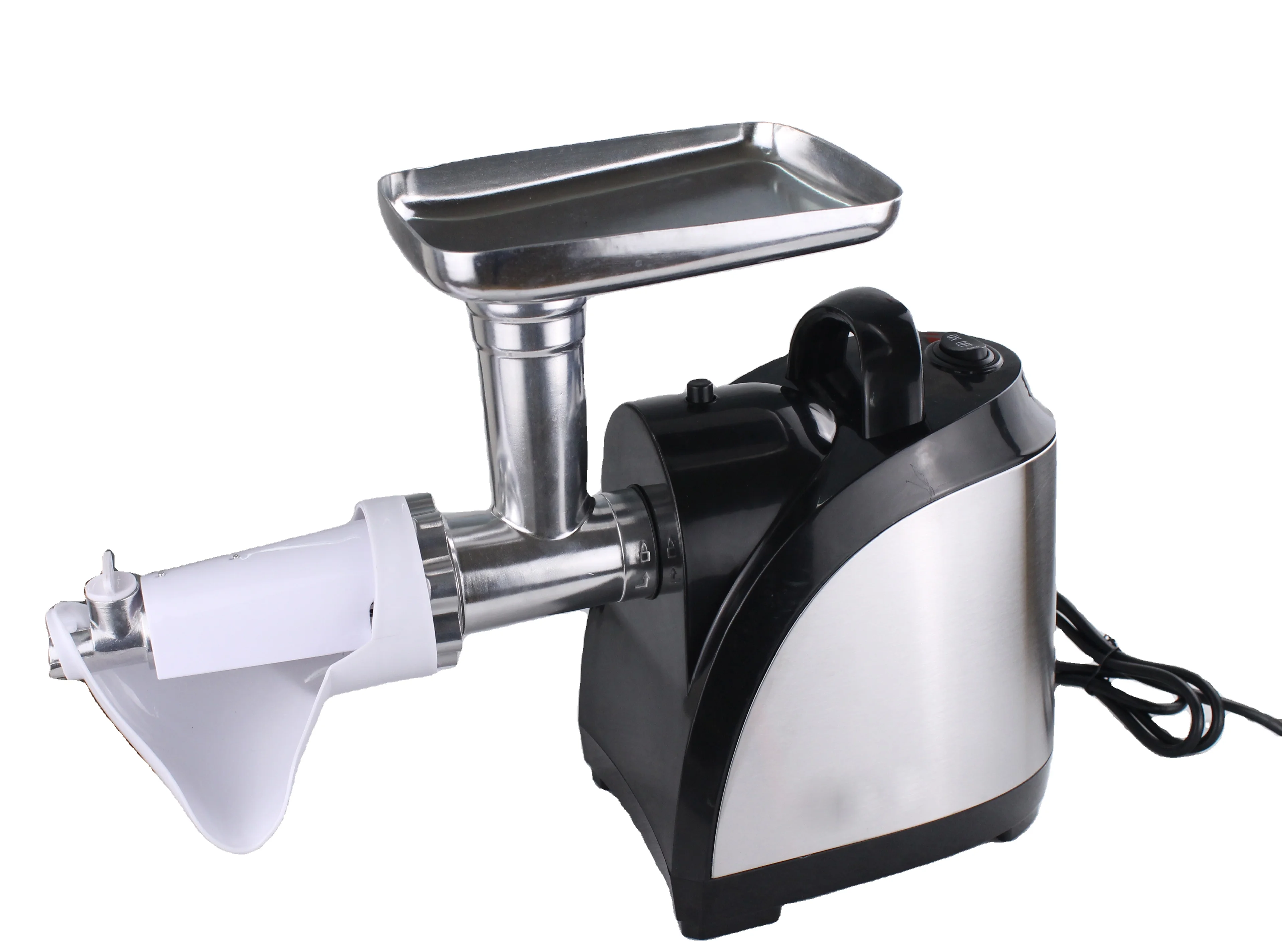 electric meat grinder with  vegetable chopper and tomato juicer