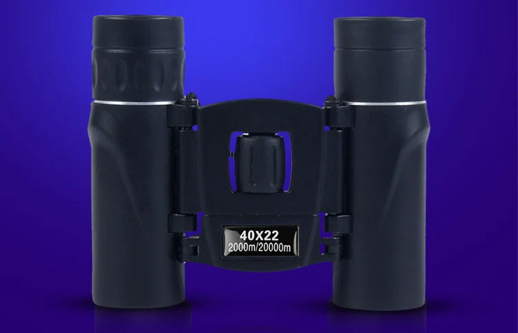40x22 HD Folding Mini Powerful 2000M Long Range Binoculars
