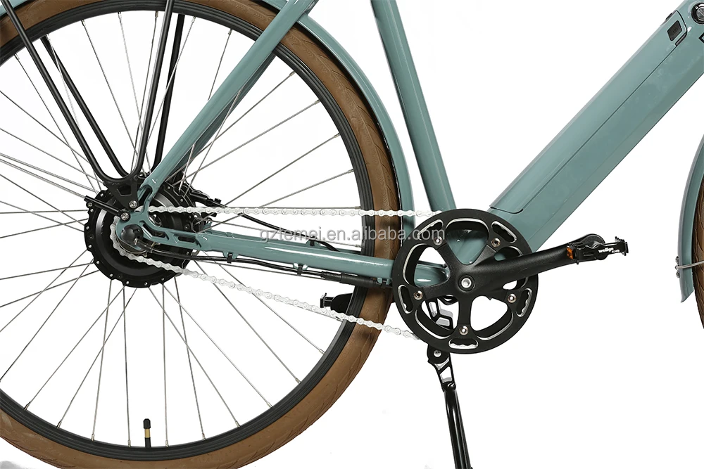 Dropshipping electric retro city bike single speed adult for men