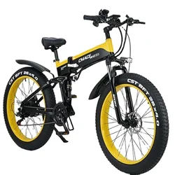 ready to ship electric bike 500W/1000W 26 inch Professional Madefolding bike full suspension folding e bike