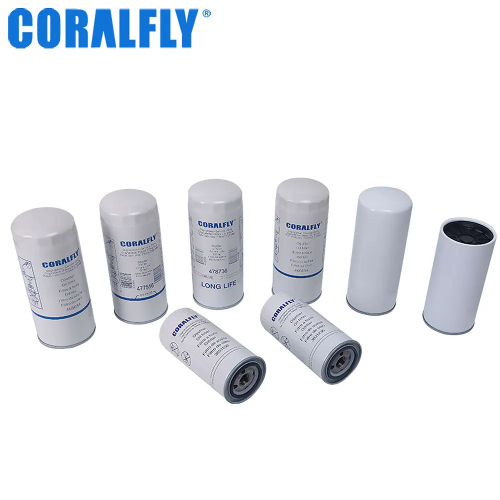 Coralfly Truck Diesel Engine Oil Filter 2914984700 21707133 1501002 1536454 1533831 LF17503 21707133 477556 For Volvo