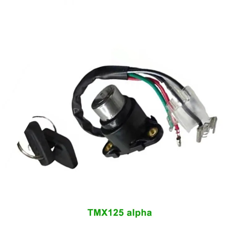 TMX125 TMX 125CC alpha Ignition switch key competitive prices motorcycle parts numerous