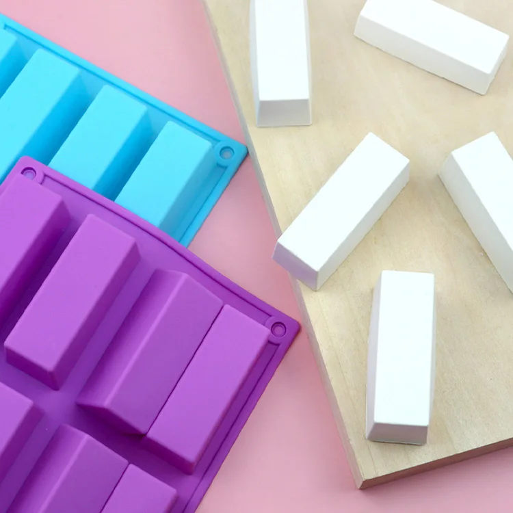 Hot selling 12 rectangle chocolate shape mold baking candy silicone mold chocolate mould