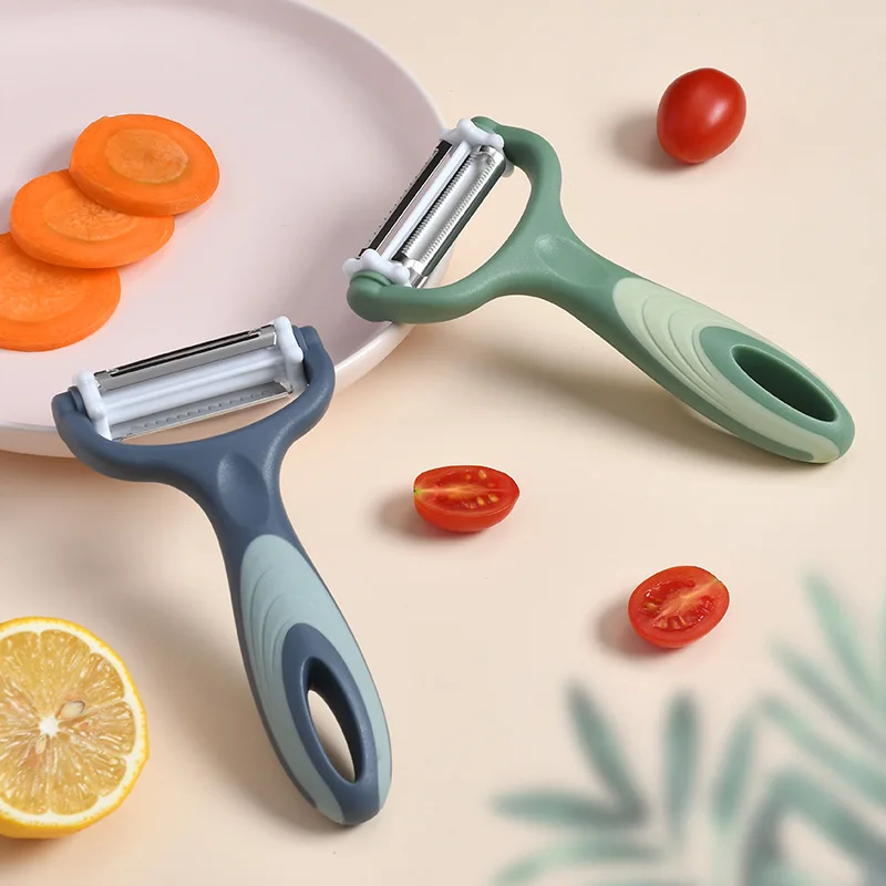 stainless steel professional 3 in 1 multifunctional rotatory kitchen gadgets fruit vegetable novelty rabbit potato carrot peeler