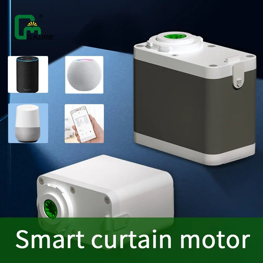 Galime tuya wifi/smart life zigbee bluetooth electric curtain motor with Amazon Alexa/Google Assistant for home and office