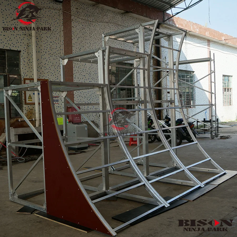 
waterproof aluminum kids small outdoor indoor playground obstacle course 