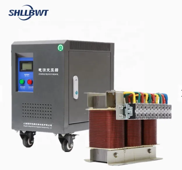 80KVA dry isolated transformer 480V 440V 380V to 240V 220V 208V three phase step down transformer