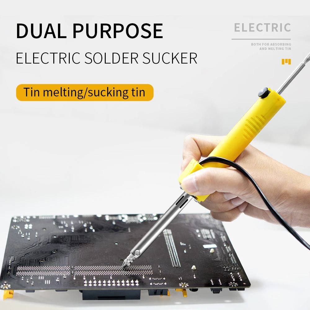 2 in 1 Electric Suction Tin Gun & Electric desoldering Iron Pump for Motherboard Repair Tools