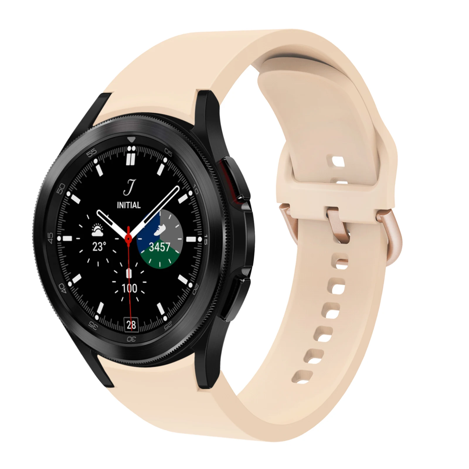 Ремешок силиконовый для Samsung Galaxy 4 быстросъемный браслет часов 44 мм 46