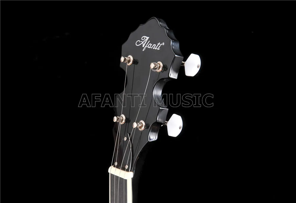 Blue Grass cheap price Afanti black color 5 Strings banjo musical instruments
