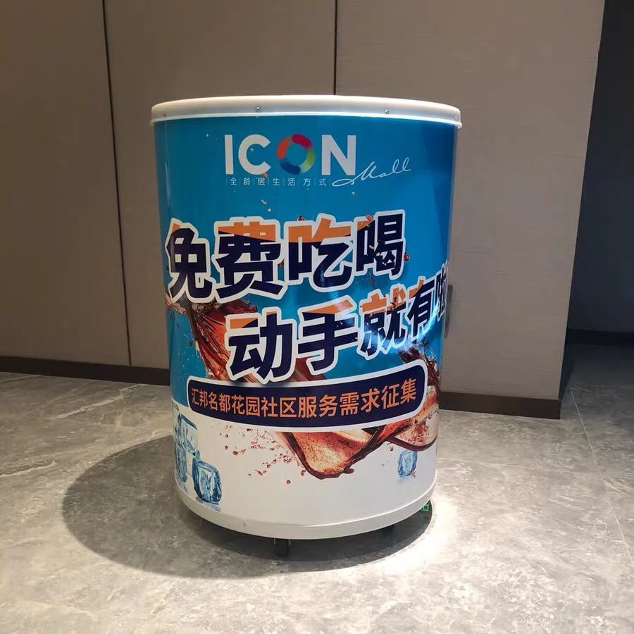 50L/100L Commercial Round Electric Beverage Ice Party Beer Barrel Cooler