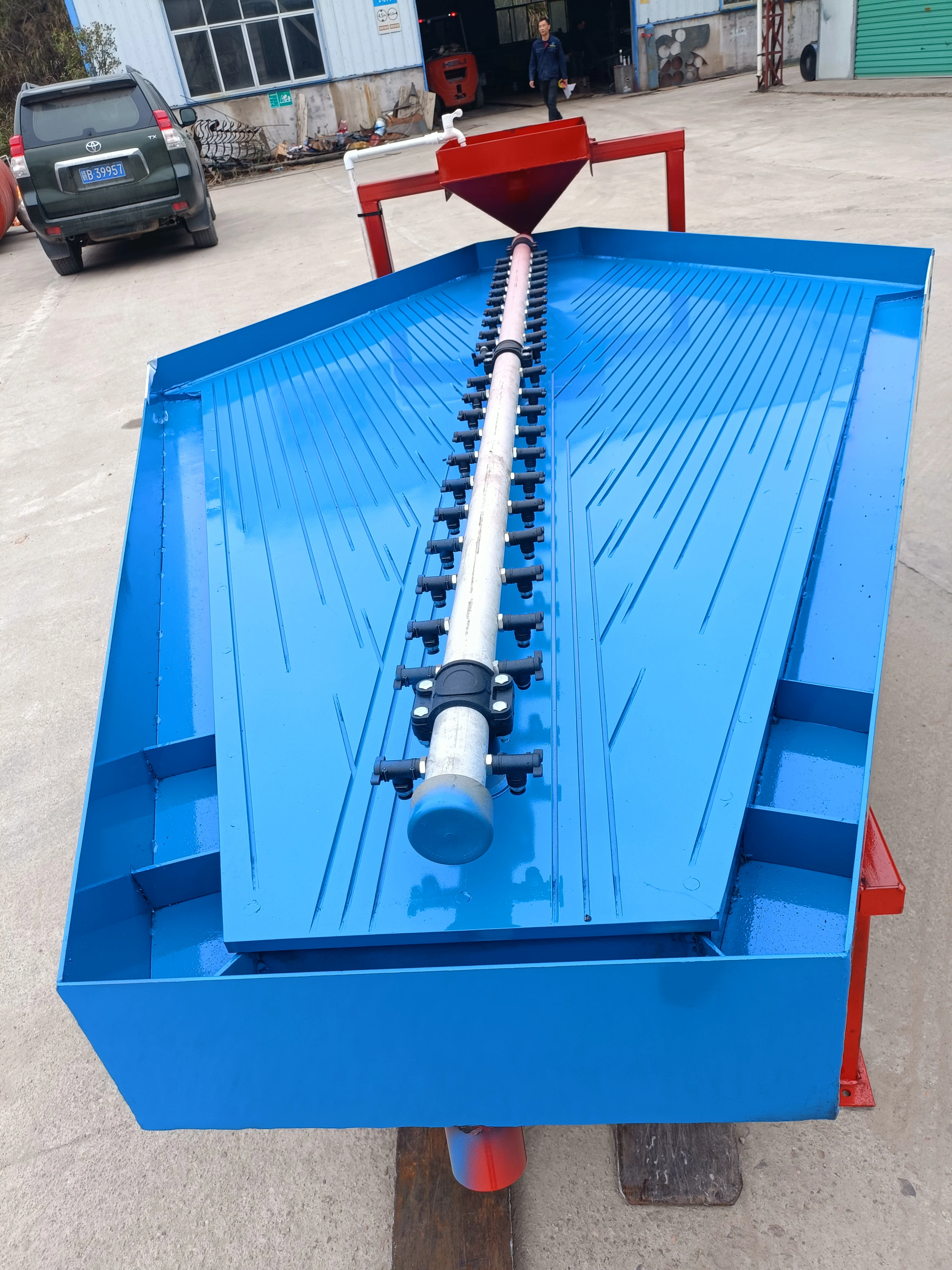 High Efficiency Superfine Ore Material Mercury-Free Mineral Gemini shaking table Shaker Vibrating Desk top For Gold Separation