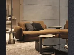 Hight End Italian Living Room Curved Sofas Sectional Fabric Sofa Sitting Height 42cm Sofa