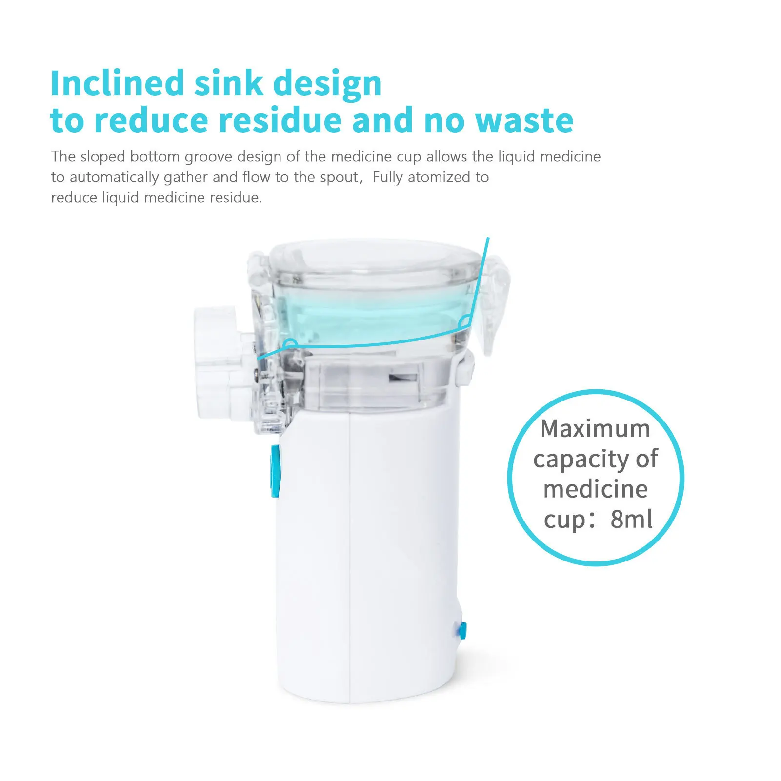 Hot selling mini electric steam portable nebulizer inhaler travel use machine