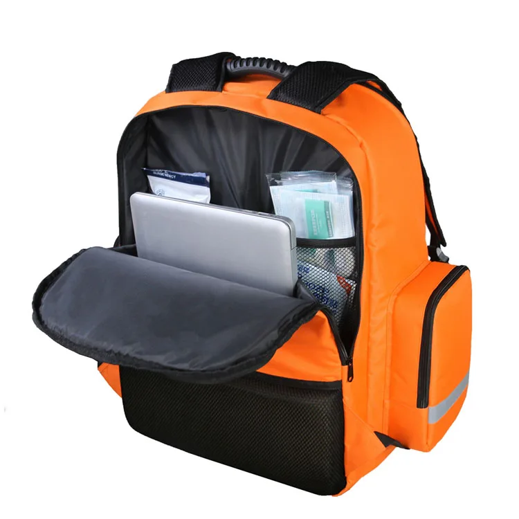 Outdoor large capacity  oxford shoulder bag first aid portable bag medical emergency backpack