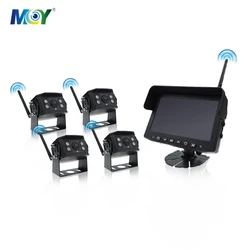300m Transmission Range Reverse Wireless System Bus Truck Car Security CCTV Wireless Backup Camera