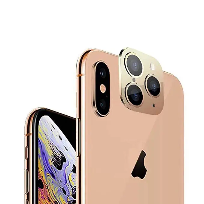 Full Cover Aluminum alloy Phone Camera Lens Protector for iPhone x xr xs xs max Change to iPhone 11 pro