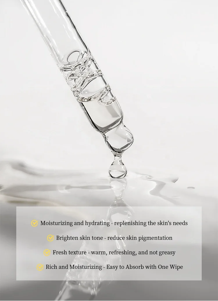 Private Label Vita-C Glycolic Revival Grass Brightening Serum for gentle exfoliation 30ml